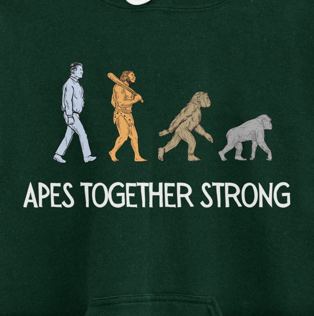 Apes Together Strong Pullover Hoodie