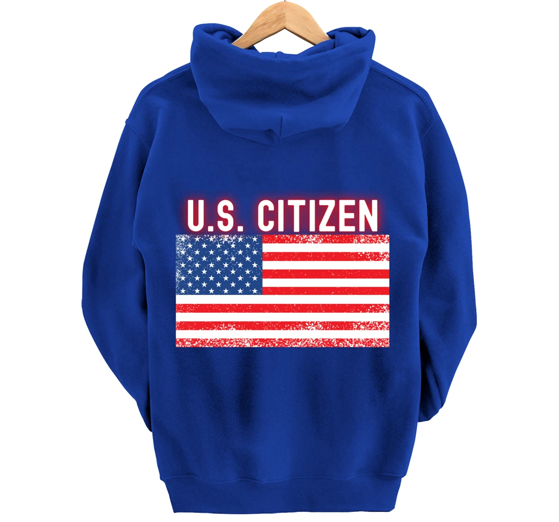 US Citizen Flag Freedom Basketball Meme U.S. USA Flag 2021 Pullover Hoodie
