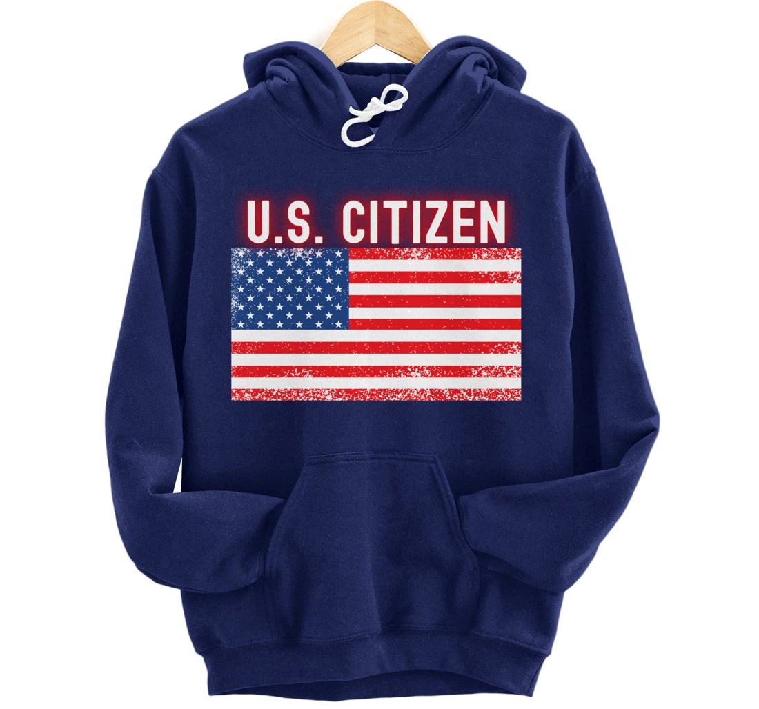 US Citizen Flag Freedom Basketball Meme U.S. USA Flag 2021 Pullover Hoodie
