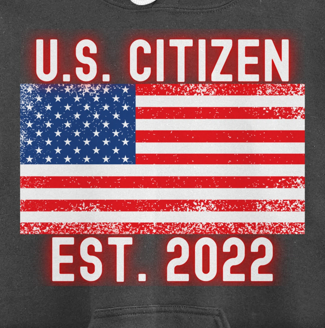US Citizen Mr. Freedom Basketball U.S. USA Flag Est. 2022 Pullover Hoodie