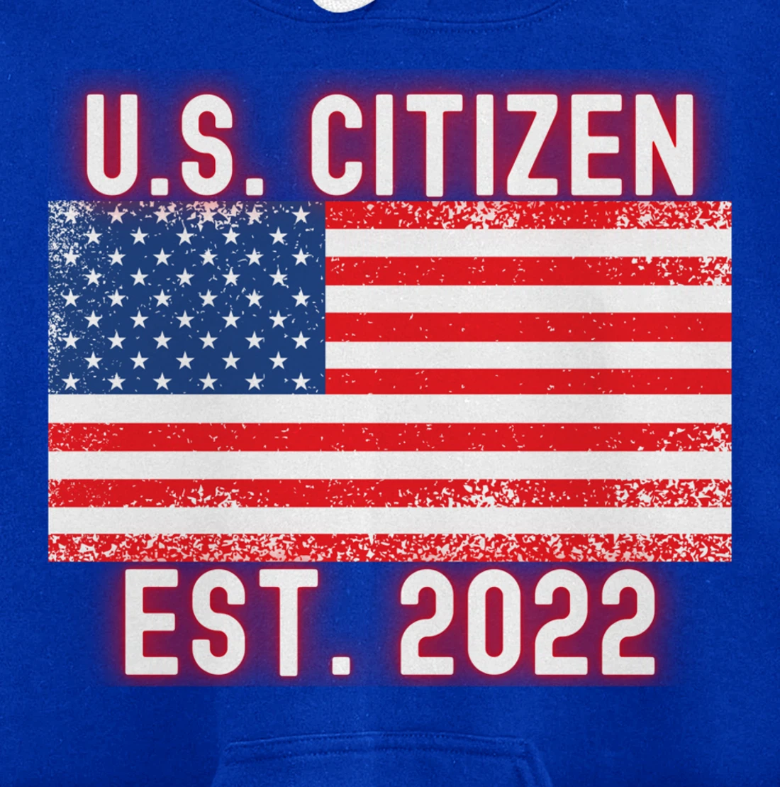 US Citizen Mr. Freedom Basketball U.S. USA Flag Est. 2022 Pullover Hoodie