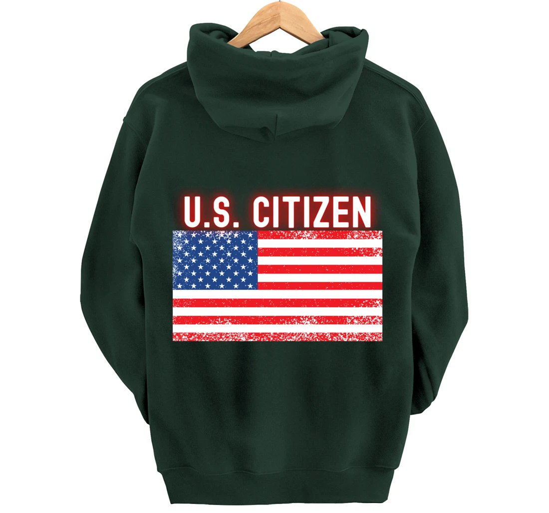 US Citizen Flag Freedom Basketball Meme U.S. USA Flag 2021 Pullover Hoodie