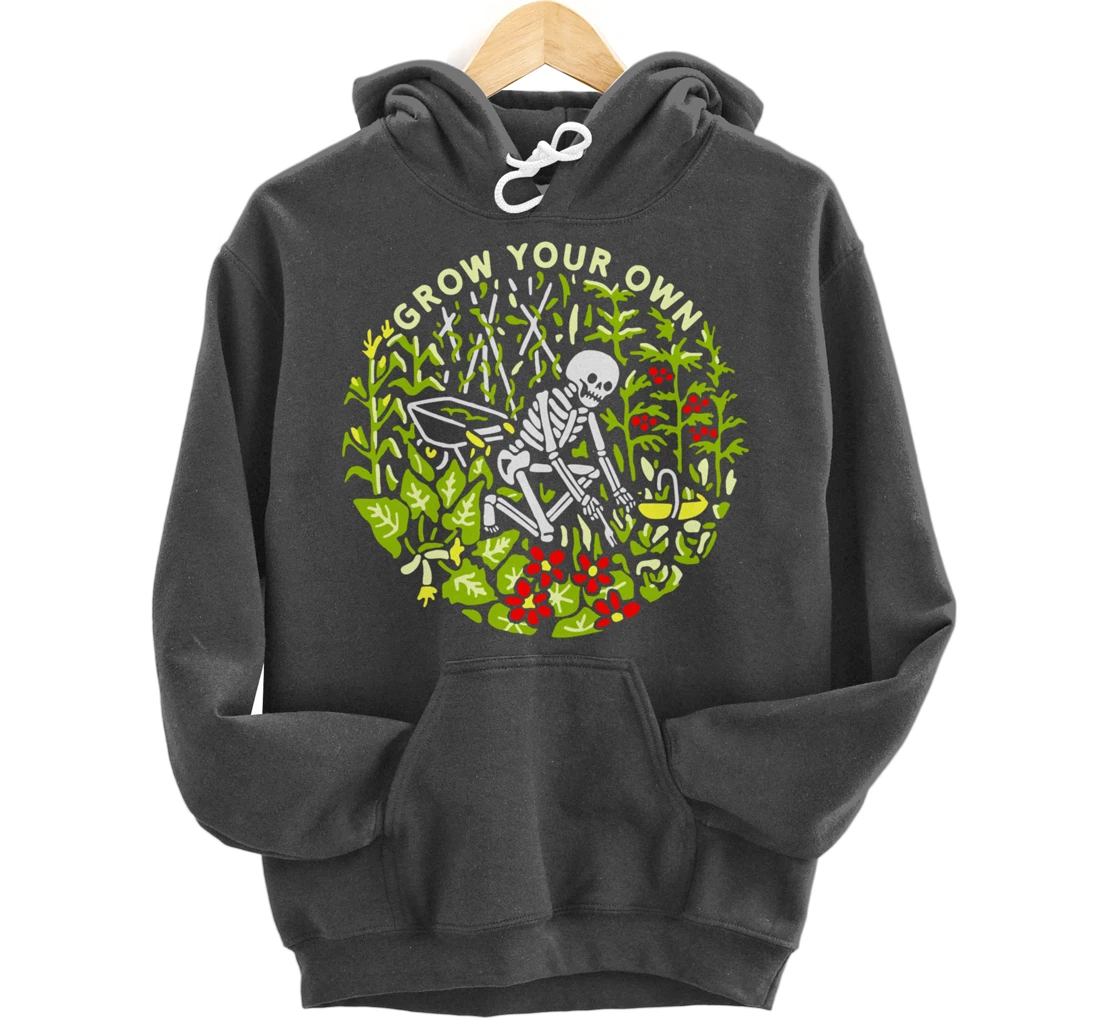 Funny Plants Gardener Grow Your Own Gardening Pullover Hoodie