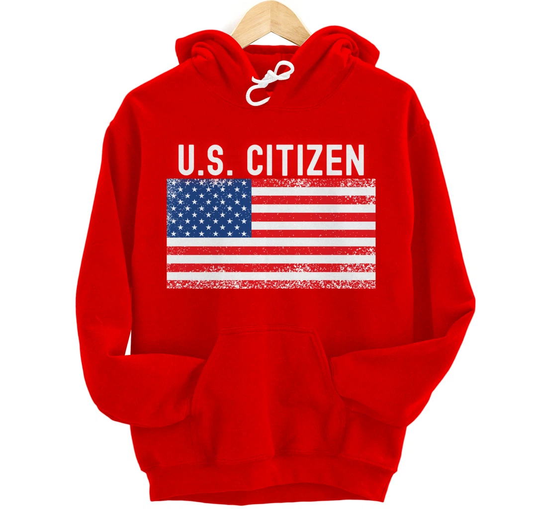 US Citizen Flag Freedom Basketball Meme U.S. USA Flag 2021 Pullover Hoodie