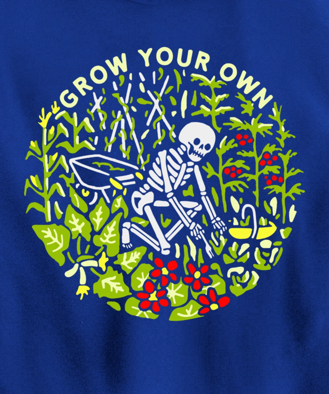 Funny Plants Gardener Grow Your Own Gardening Pullover Hoodie
