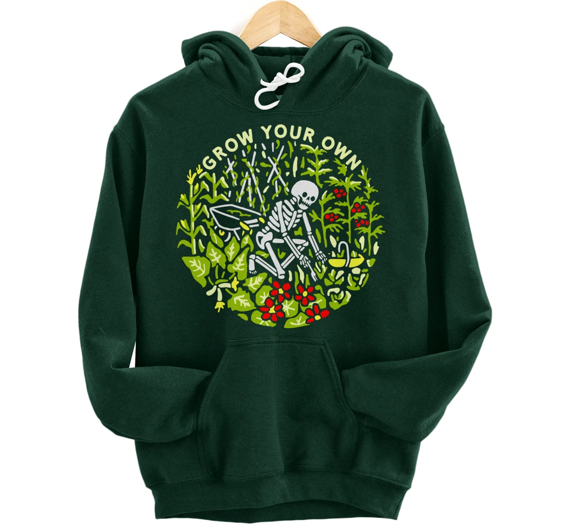 Funny Plants Gardener Grow Your Own Gardening Pullover Hoodie