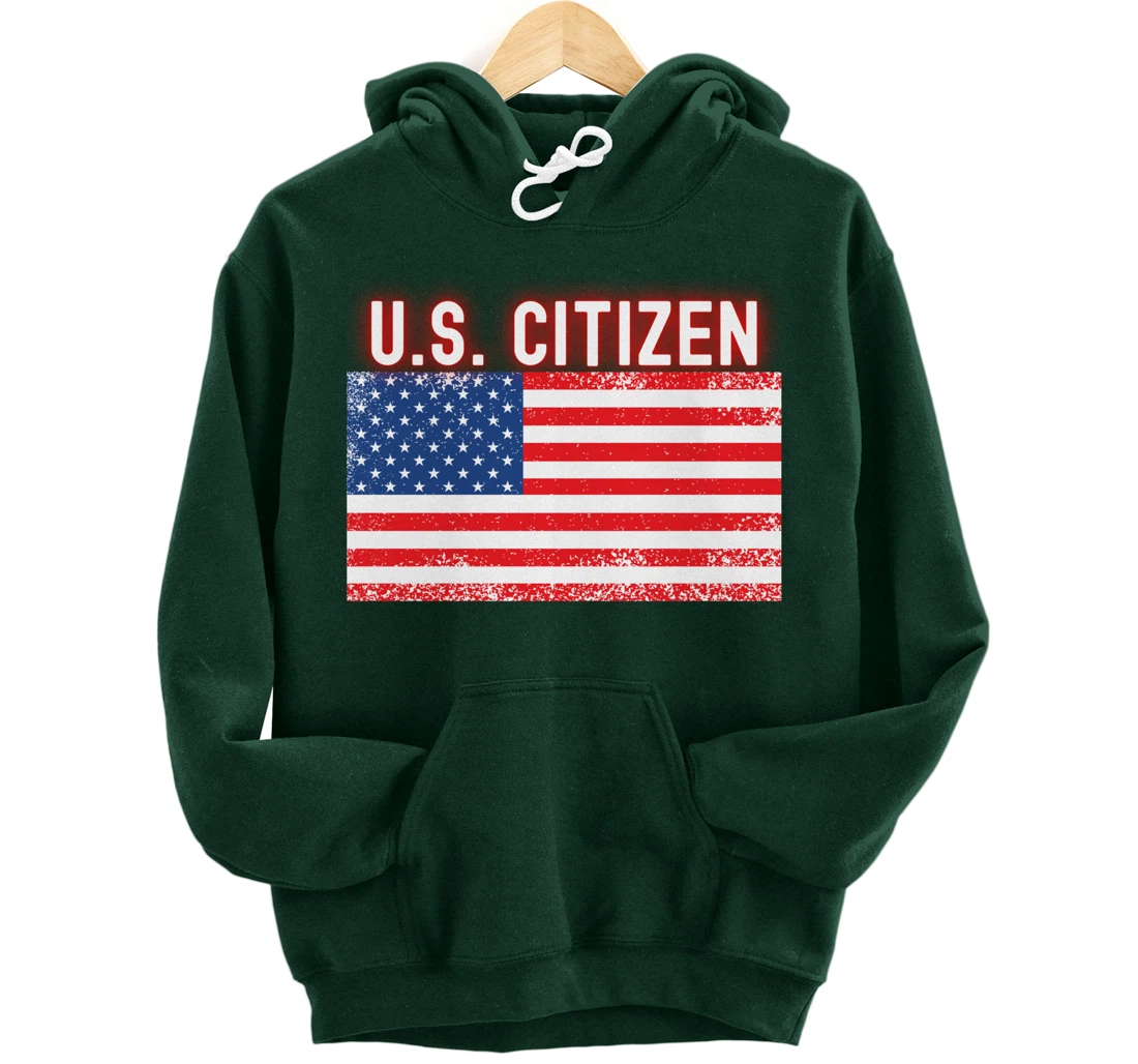 US Citizen Flag Freedom Basketball Meme U.S. USA Flag 2021 Pullover Hoodie