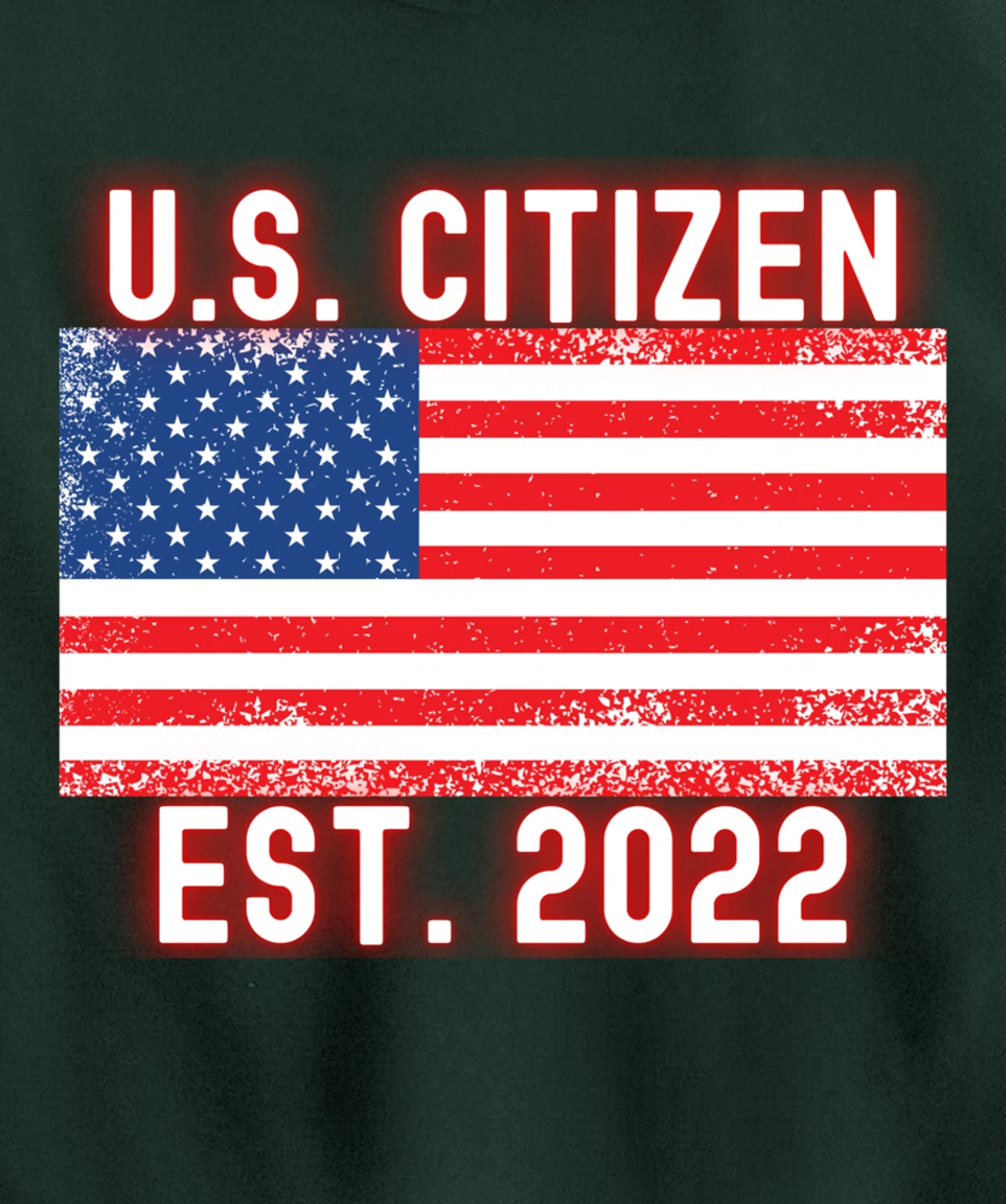 US Citizen Mr. Freedom Basketball U.S. USA Flag Est. 2022 Pullover Hoodie