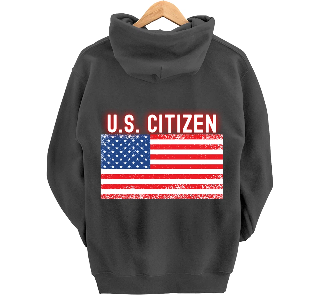 US Citizen Flag Freedom Basketball Meme U.S. USA Flag 2021 Pullover Hoodie