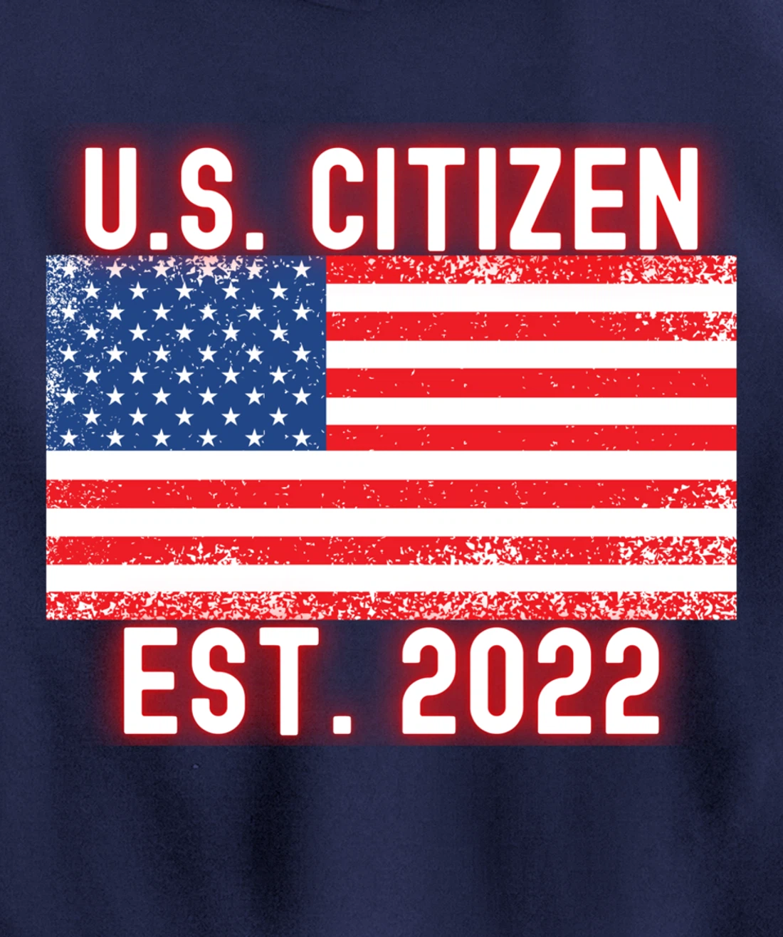 US Citizen Mr. Freedom Basketball U.S. USA Flag Est. 2022 Pullover Hoodie