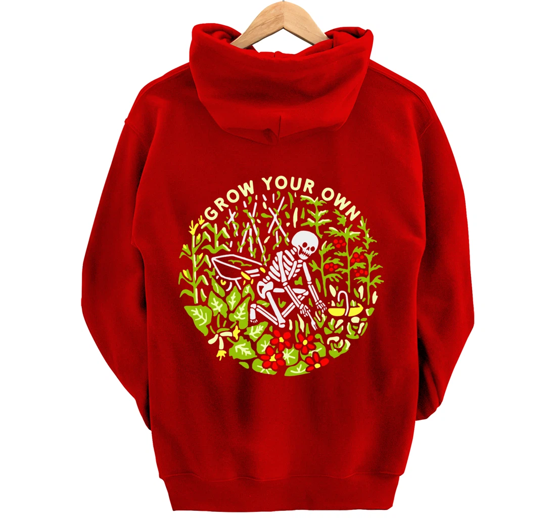 Funny Plants Gardener Grow Your Own Gardening Pullover Hoodie