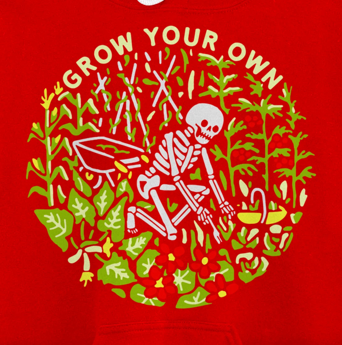 Funny Plants Gardener Grow Your Own Gardening Pullover Hoodie
