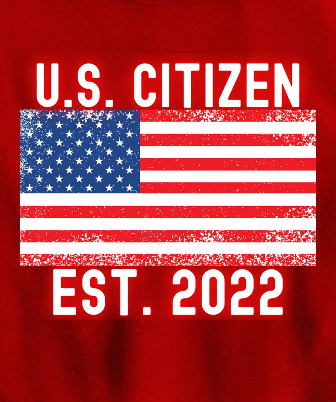 US Citizen Mr. Freedom Basketball U.S. USA Flag Est. 2022 Pullover Hoodie