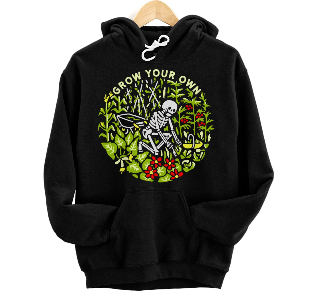 Funny Plants Gardener Grow Your Own Gardening Pullover Hoodie