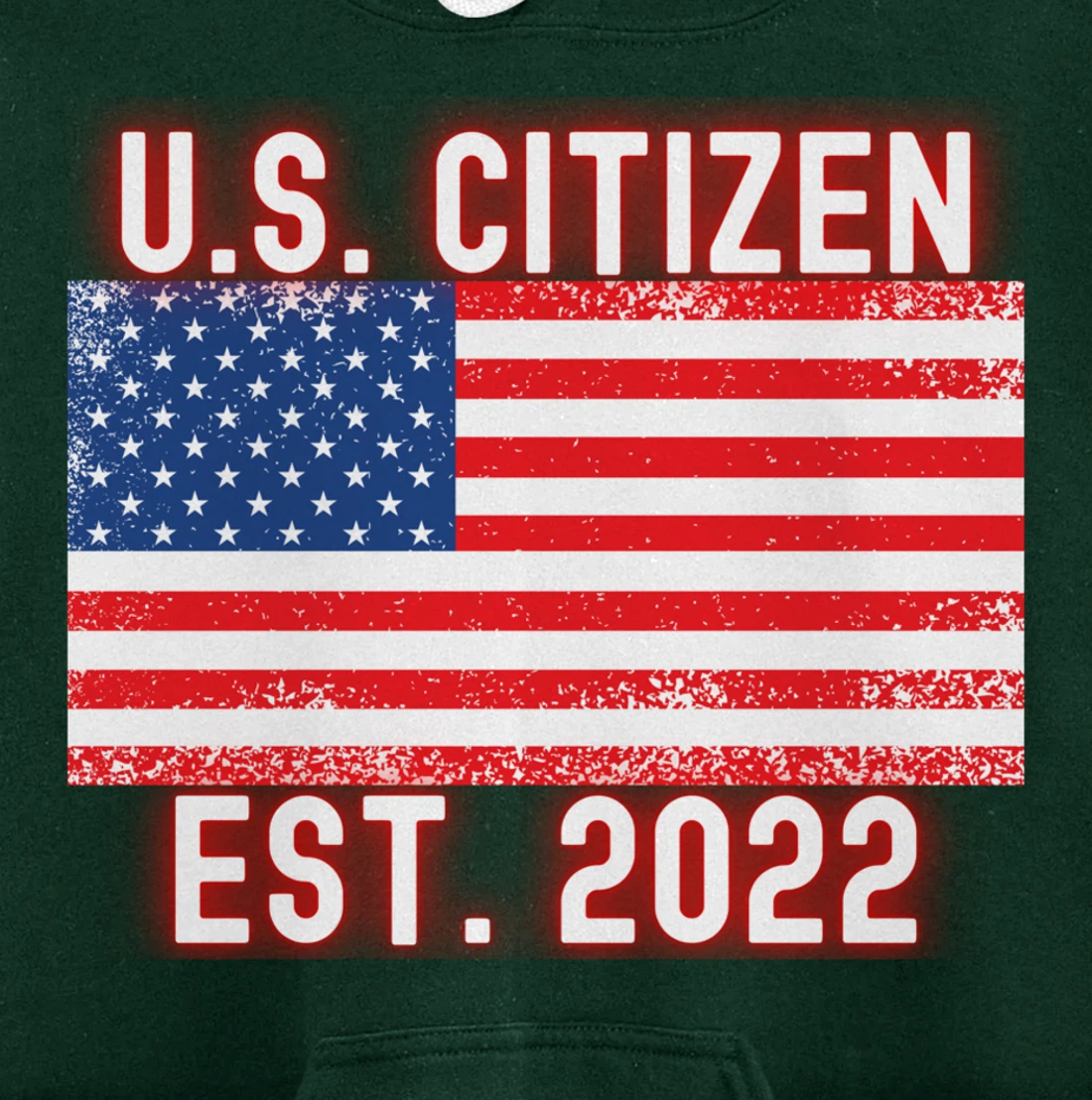 US Citizen Mr. Freedom Basketball U.S. USA Flag Est. 2022 Pullover Hoodie