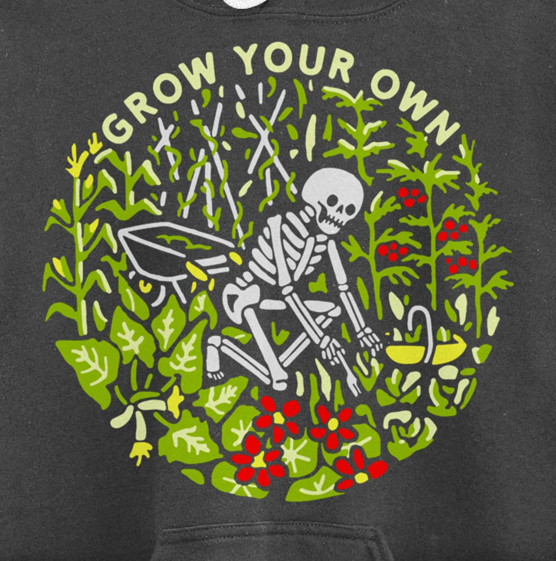 Funny Plants Gardener Grow Your Own Gardening Pullover Hoodie