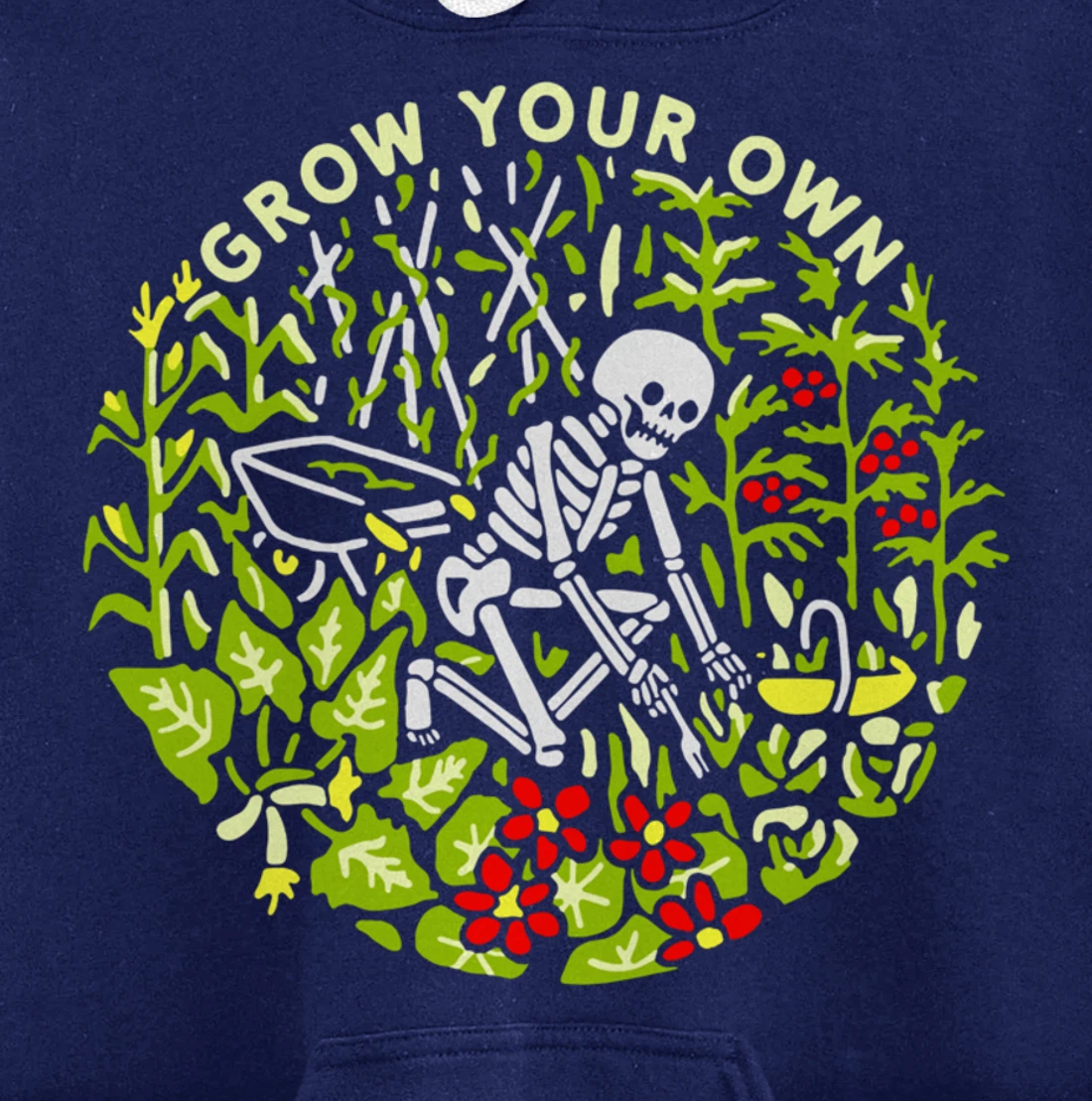 Funny Plants Gardener Grow Your Own Gardening Pullover Hoodie