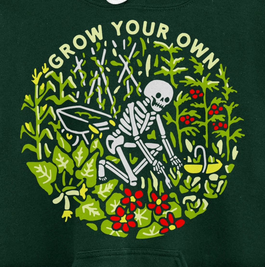 Funny Plants Gardener Grow Your Own Gardening Pullover Hoodie
