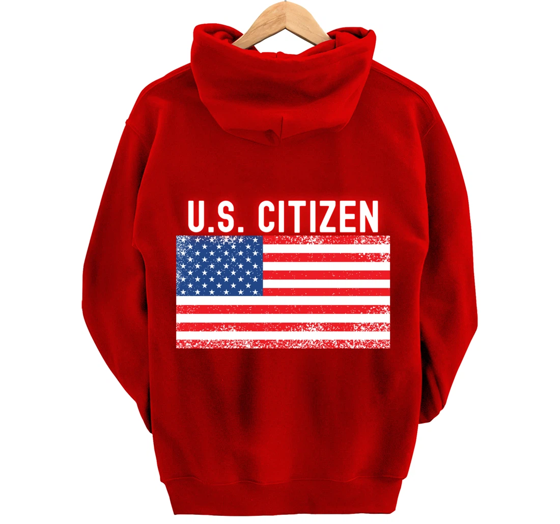 US Citizen Flag Freedom Basketball Meme U.S. USA Flag 2021 Pullover Hoodie