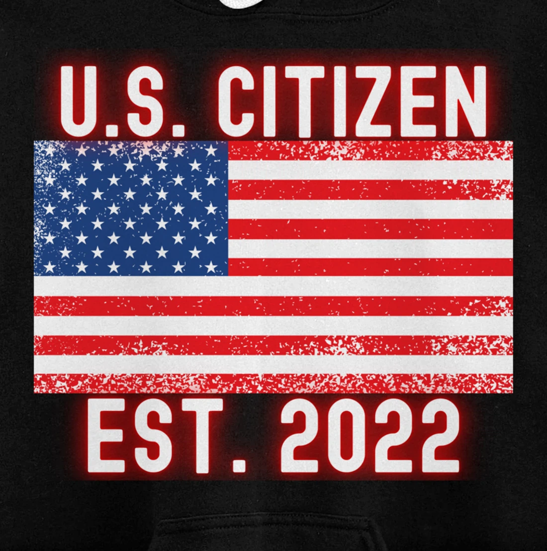 US Citizen Mr. Freedom Basketball U.S. USA Flag Est. 2022 Pullover Hoodie