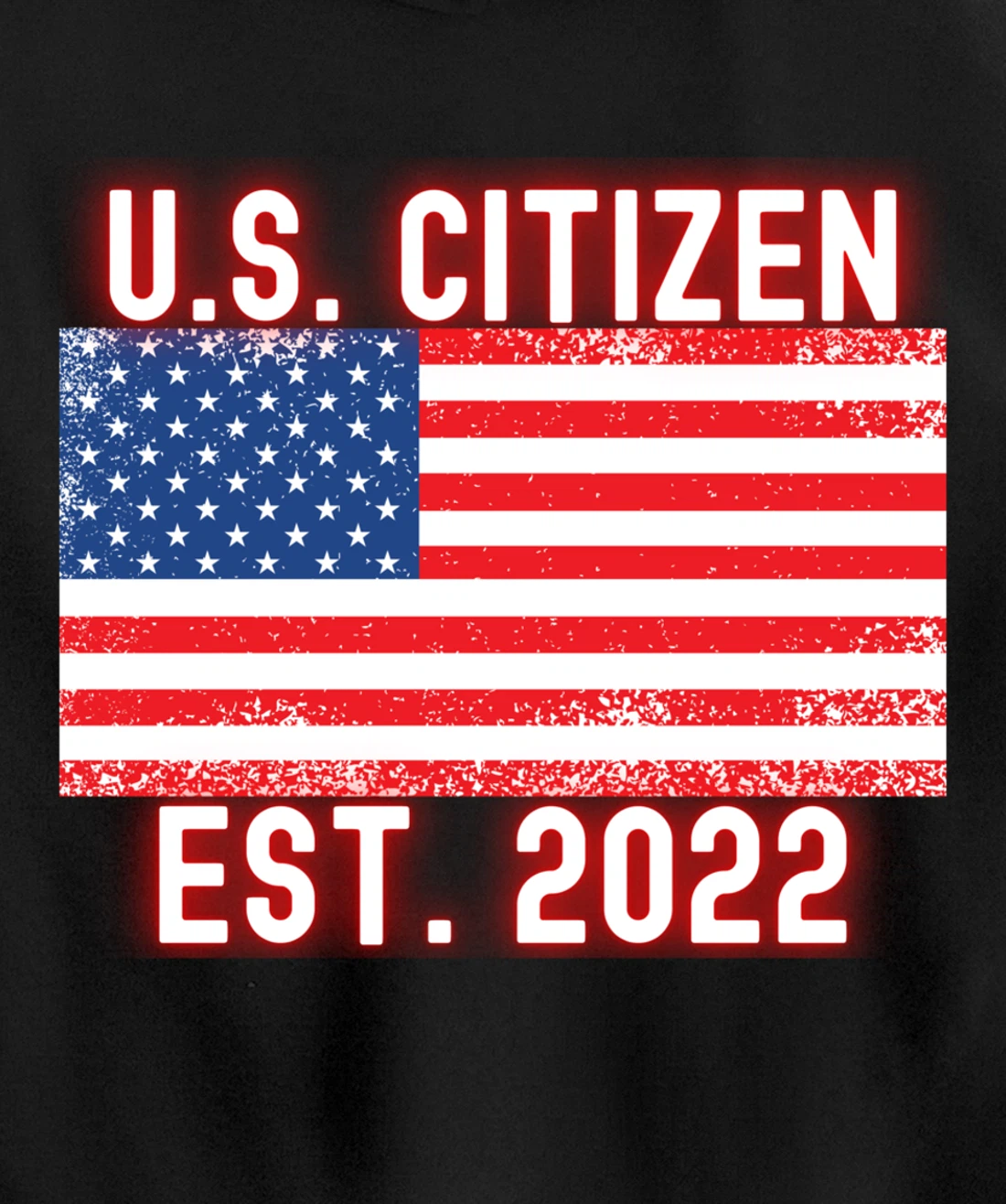 US Citizen Mr. Freedom Basketball U.S. USA Flag Est. 2022 Pullover Hoodie