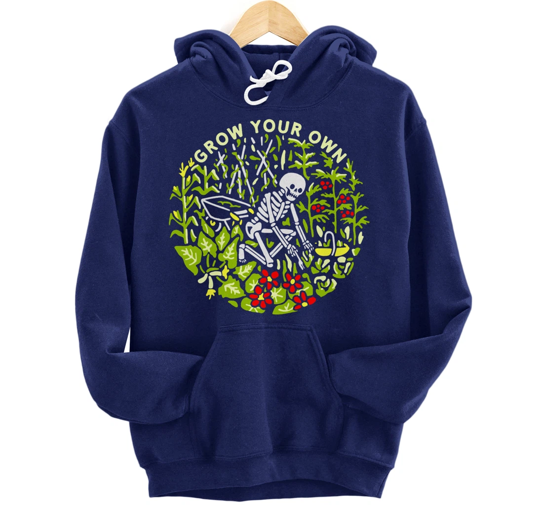 Funny Plants Gardener Grow Your Own Gardening Pullover Hoodie