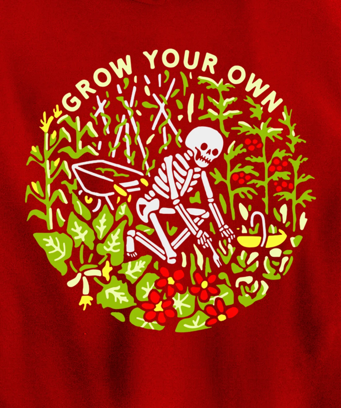 Funny Plants Gardener Grow Your Own Gardening Pullover Hoodie