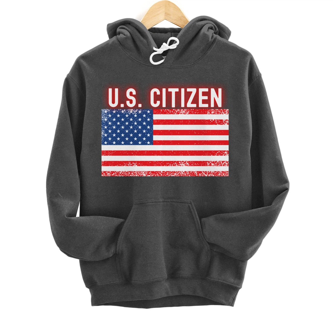 US Citizen Flag Freedom Basketball Meme U.S. USA Flag 2021 Pullover Hoodie