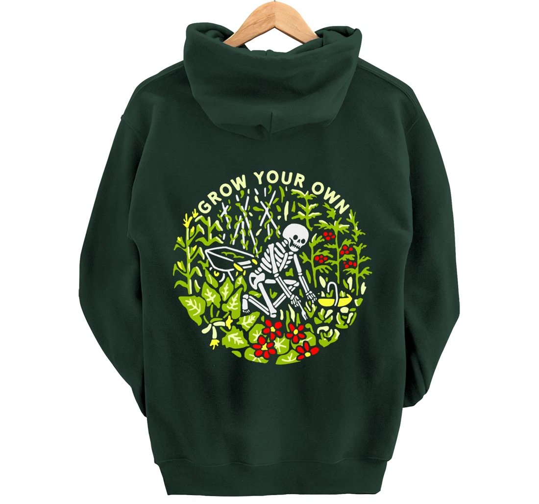 Funny Plants Gardener Grow Your Own Gardening Pullover Hoodie
