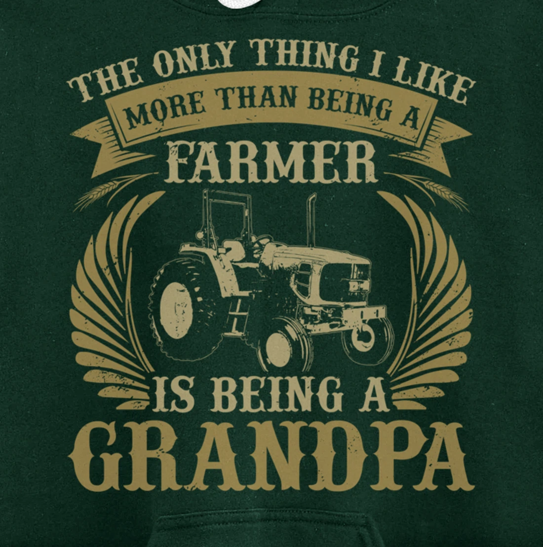 Funny Farming Lover Graphic for Grandpas and Men Farmer Pullover Hoodie