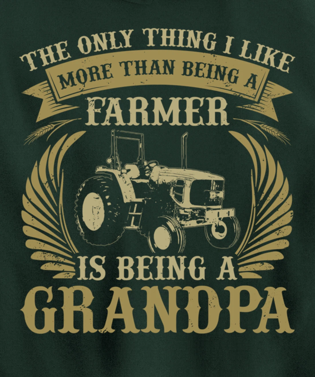 Funny Farming Lover Graphic for Grandpas and Men Farmer Pullover Hoodie