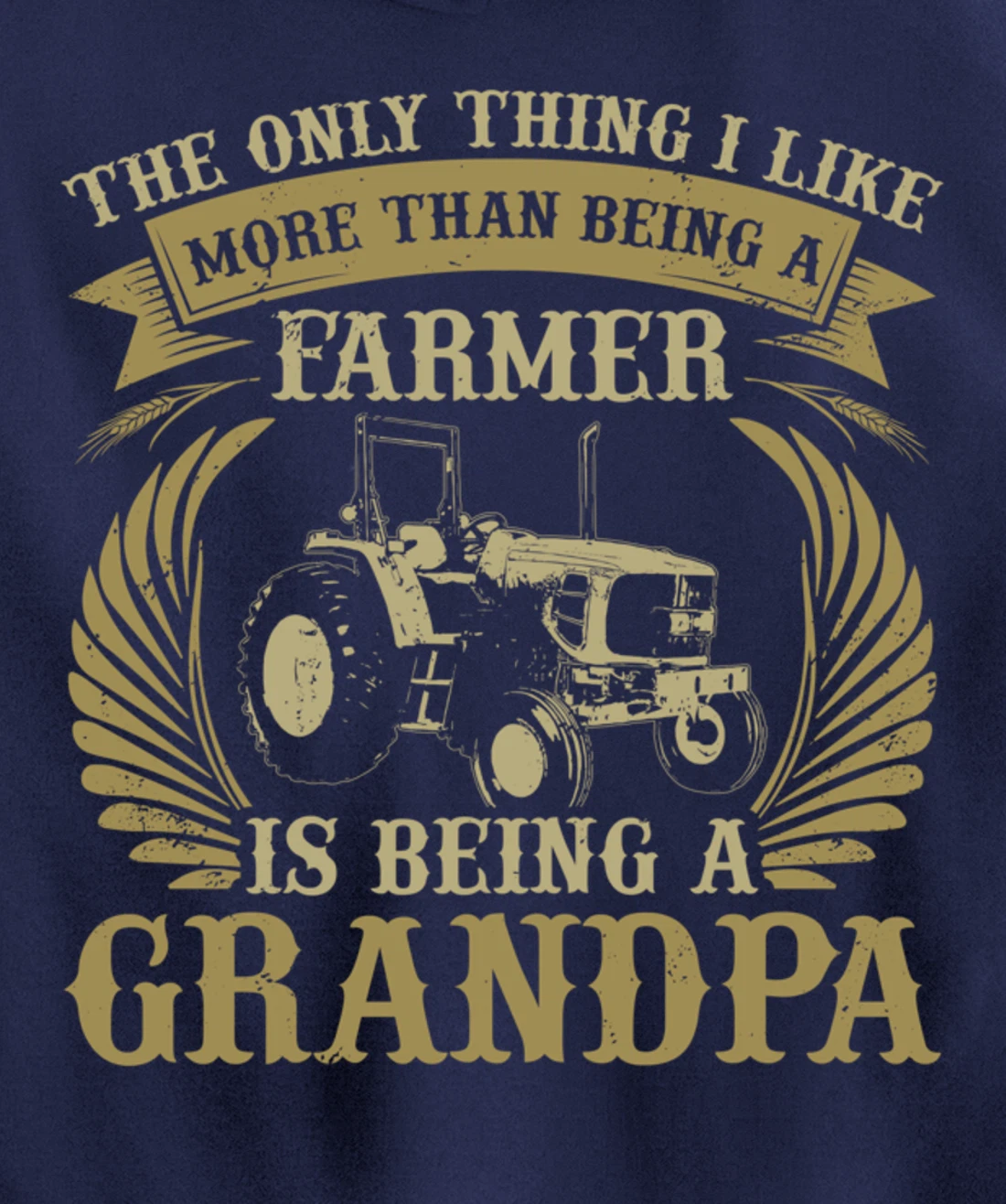 Funny Farming Lover Graphic for Grandpas and Men Farmer Pullover Hoodie