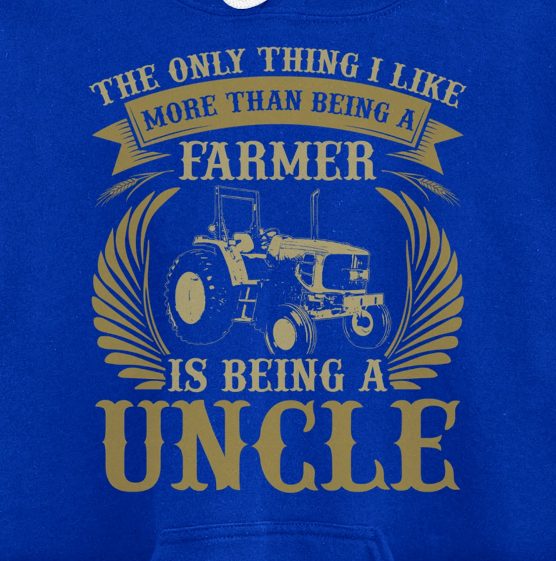 Funny Farming Lover Graphic for Uncles and Men Farmer Pullover Hoodie