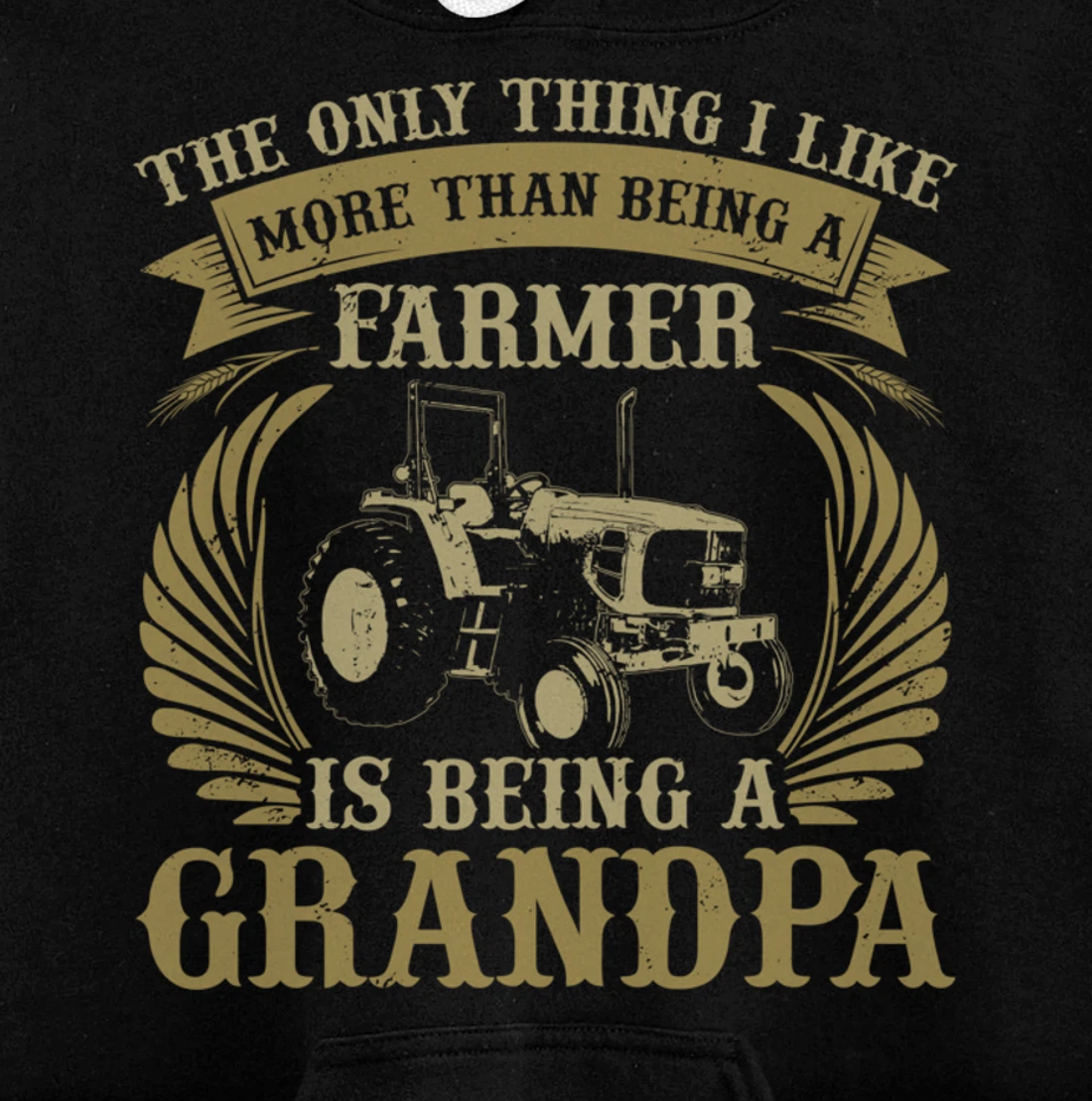 Funny Farming Lover Graphic for Grandpas and Men Farmer Pullover Hoodie