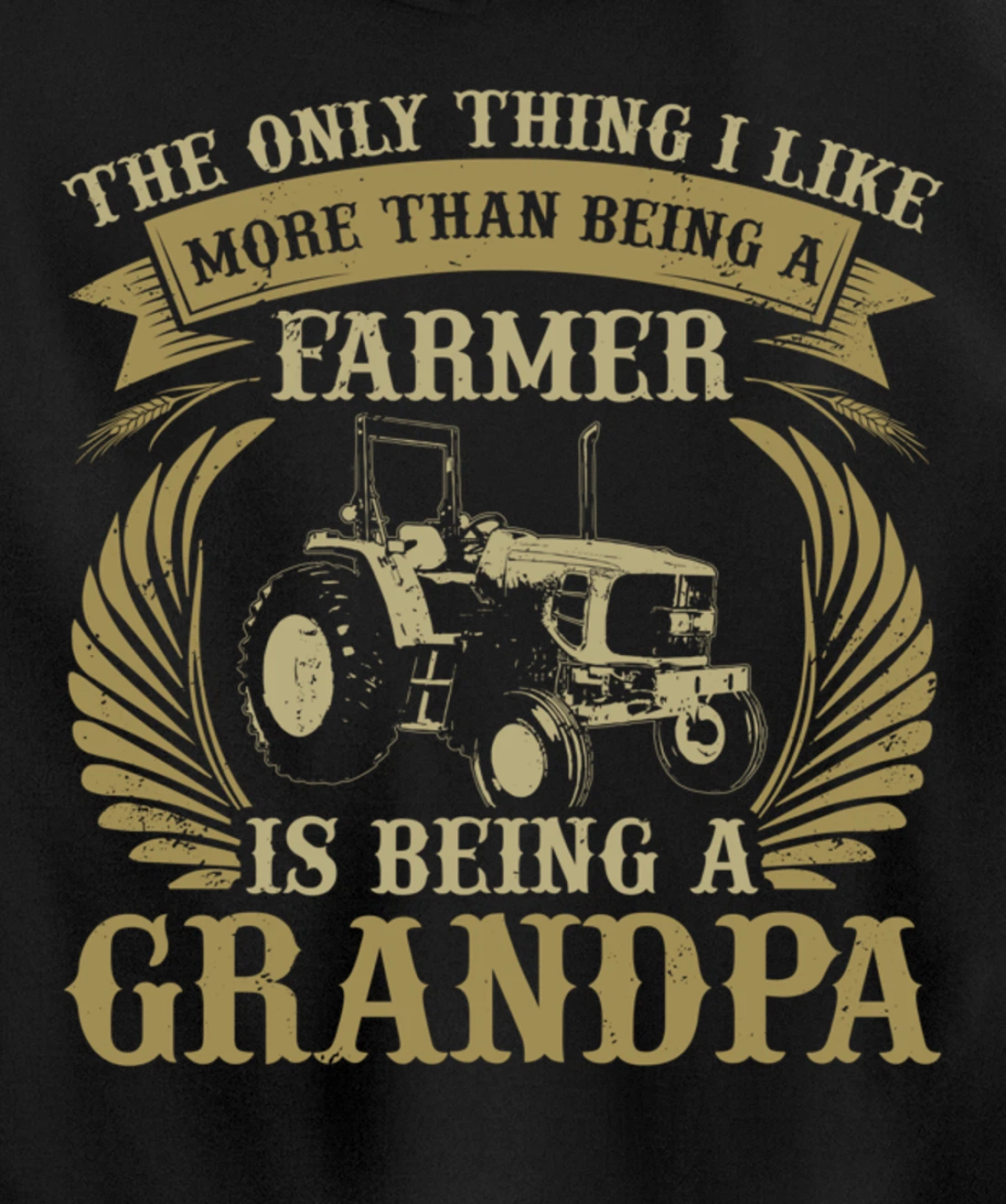 Funny Farming Lover Graphic for Grandpas and Men Farmer Pullover Hoodie