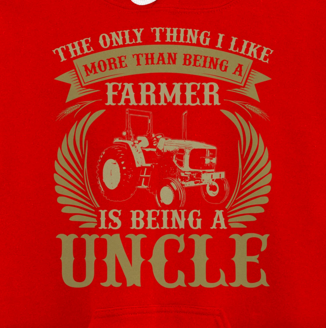 Funny Farming Lover Graphic for Uncles and Men Farmer Pullover Hoodie