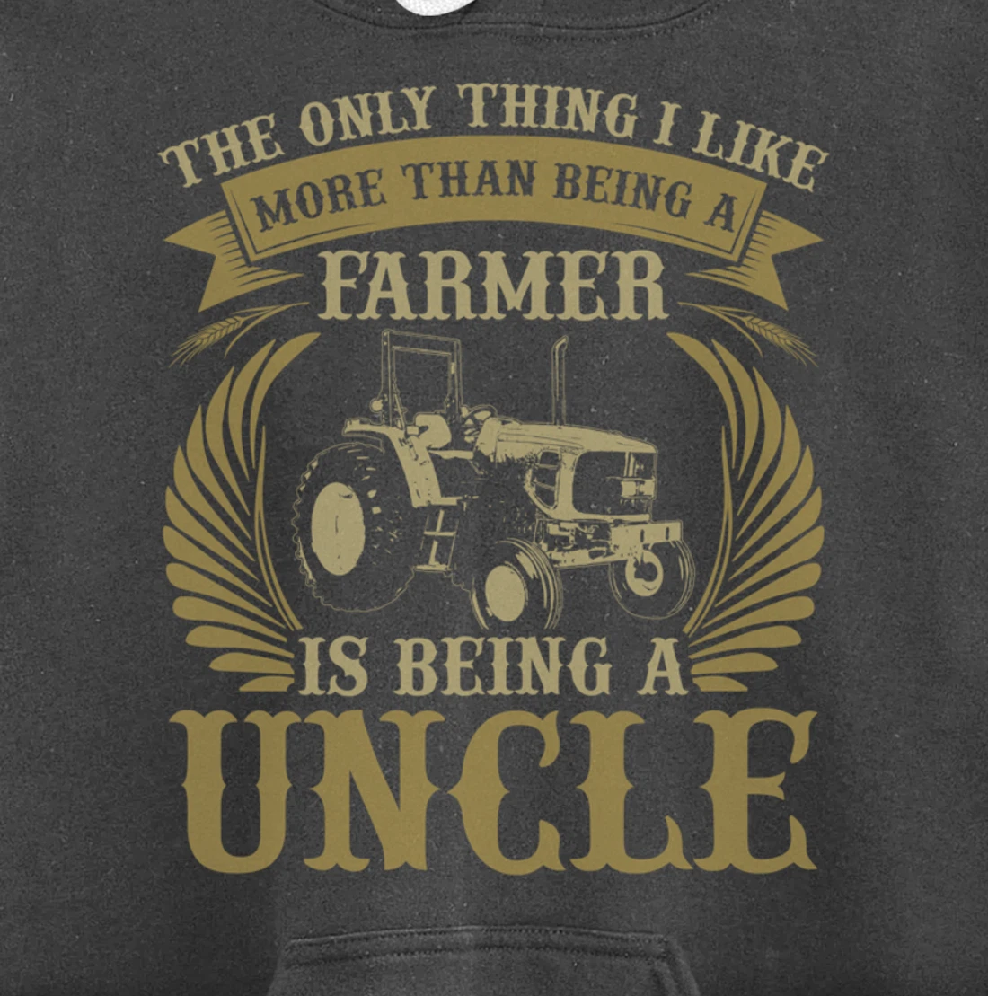 Funny Farming Lover Graphic for Uncles and Men Farmer Pullover Hoodie