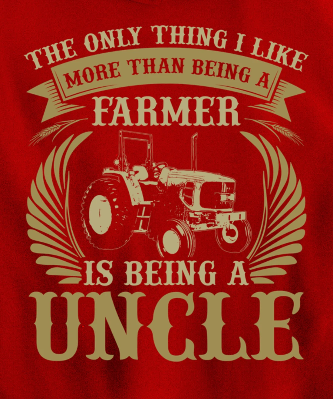 Funny Farming Lover Graphic for Uncles and Men Farmer Pullover Hoodie
