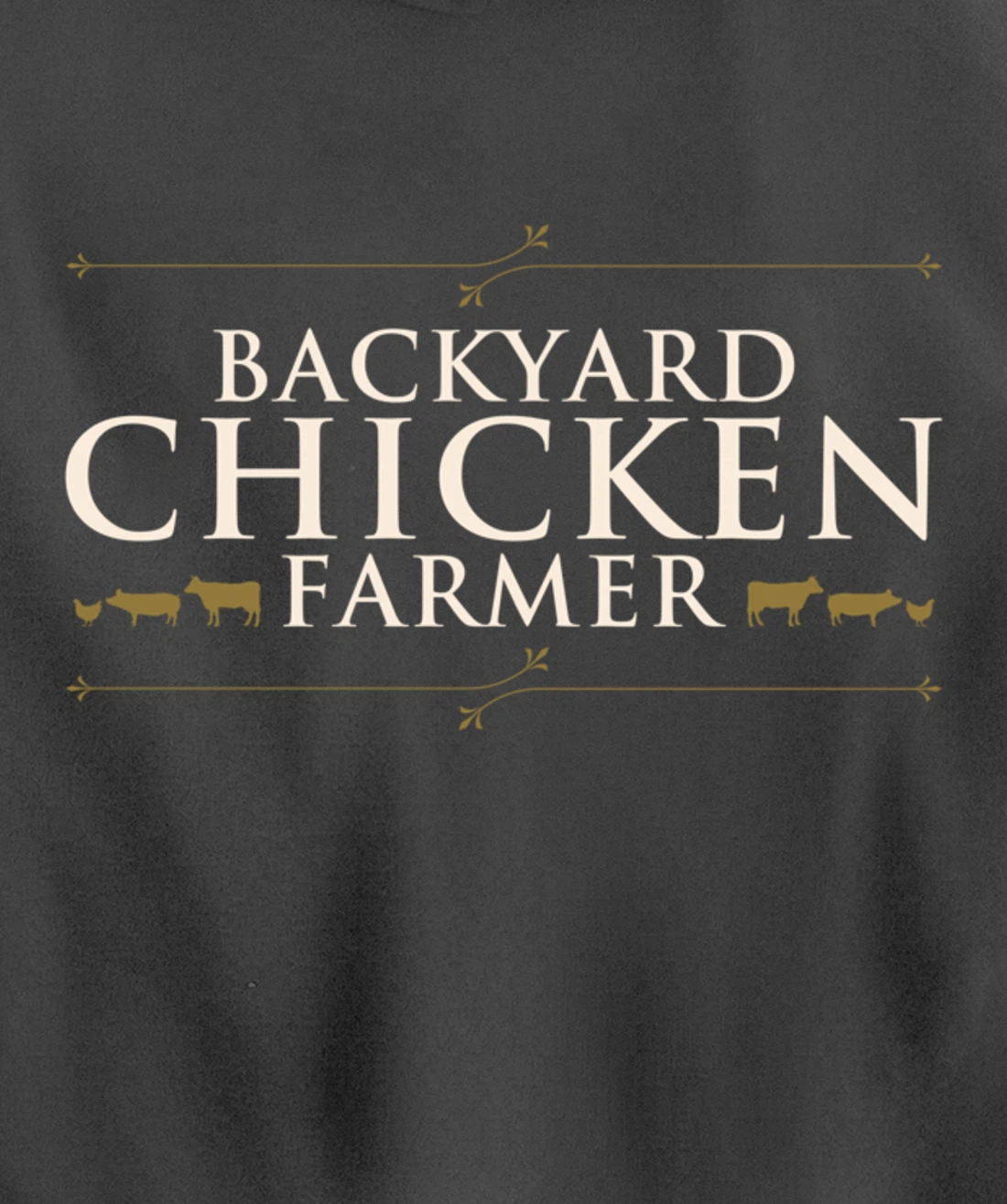 Funny Chicken Farm Lover Graphic for Women and Men Farmer Pullover Hoodie