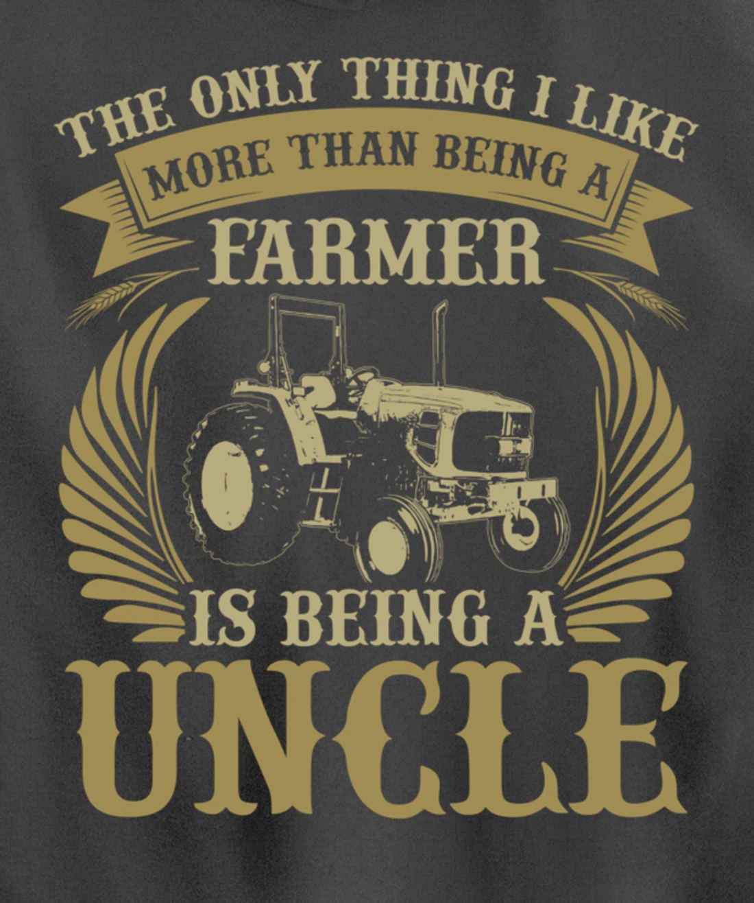 Funny Farming Lover Graphic for Uncles and Men Farmer Pullover Hoodie