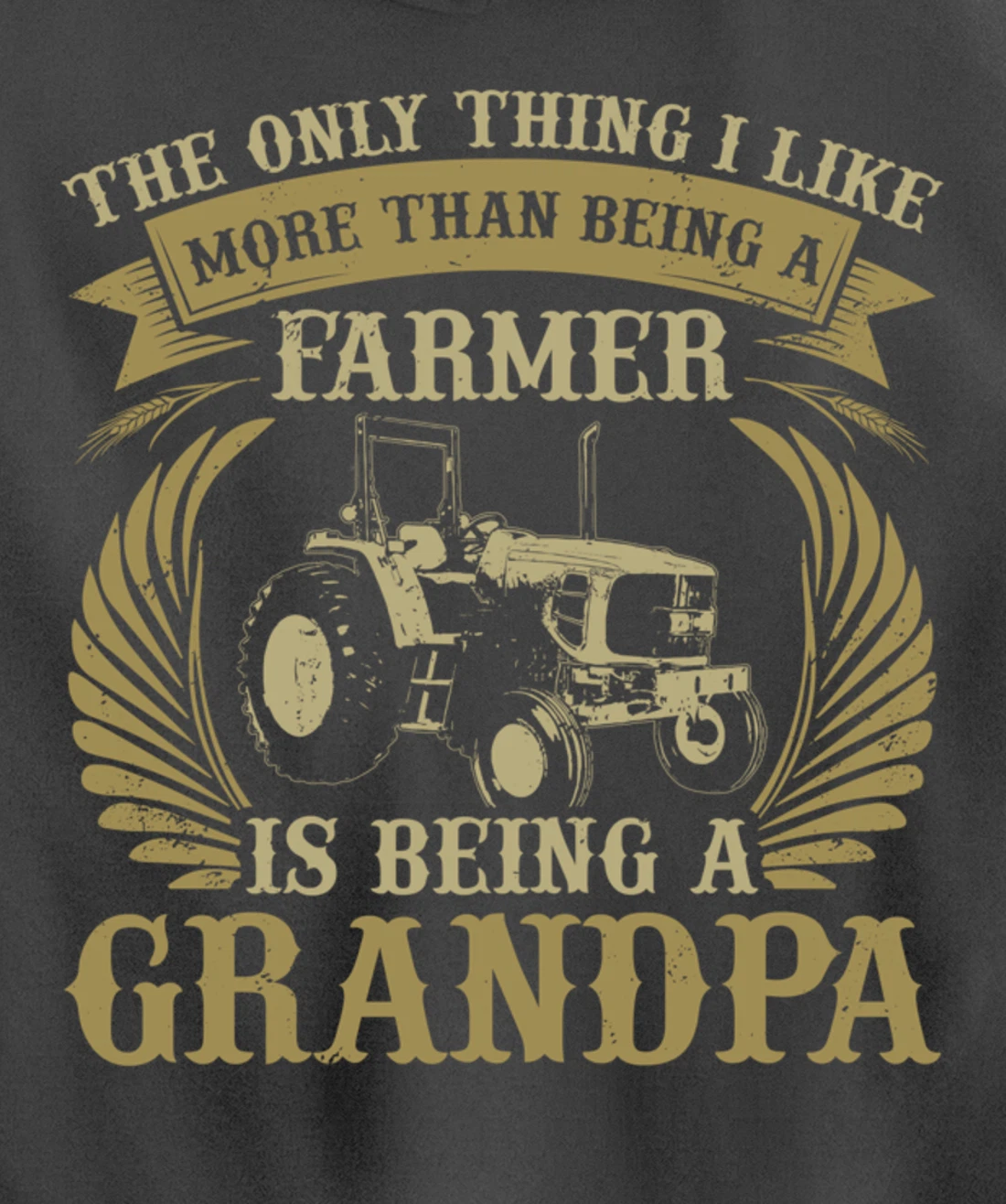 Funny Farming Lover Graphic for Grandpas and Men Farmer Pullover Hoodie