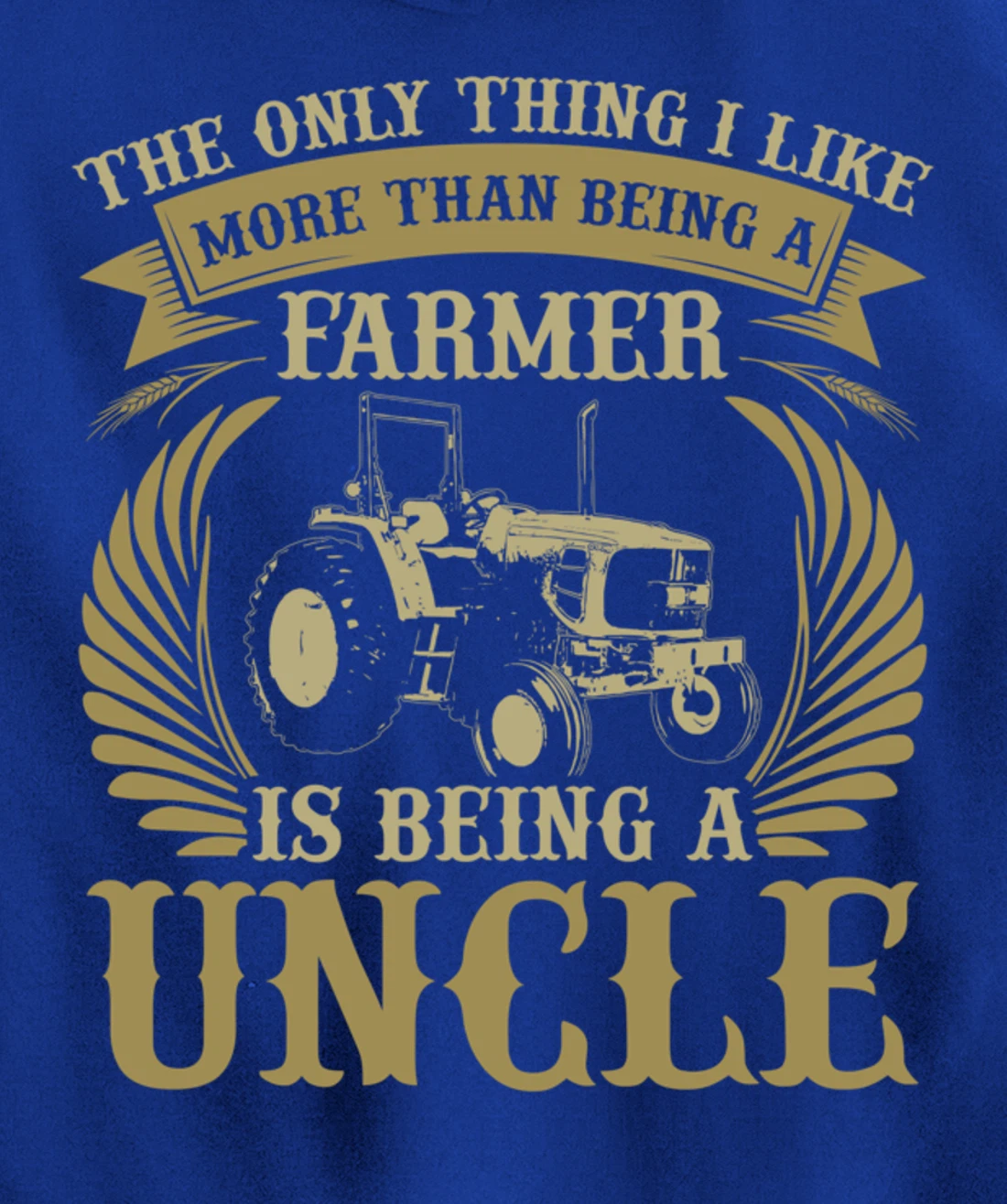 Funny Farming Lover Graphic for Uncles and Men Farmer Pullover Hoodie