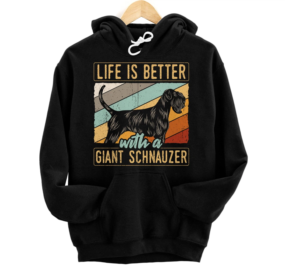 Giant Schnauzer saying Schnauzer dogs Pullover Hoodie