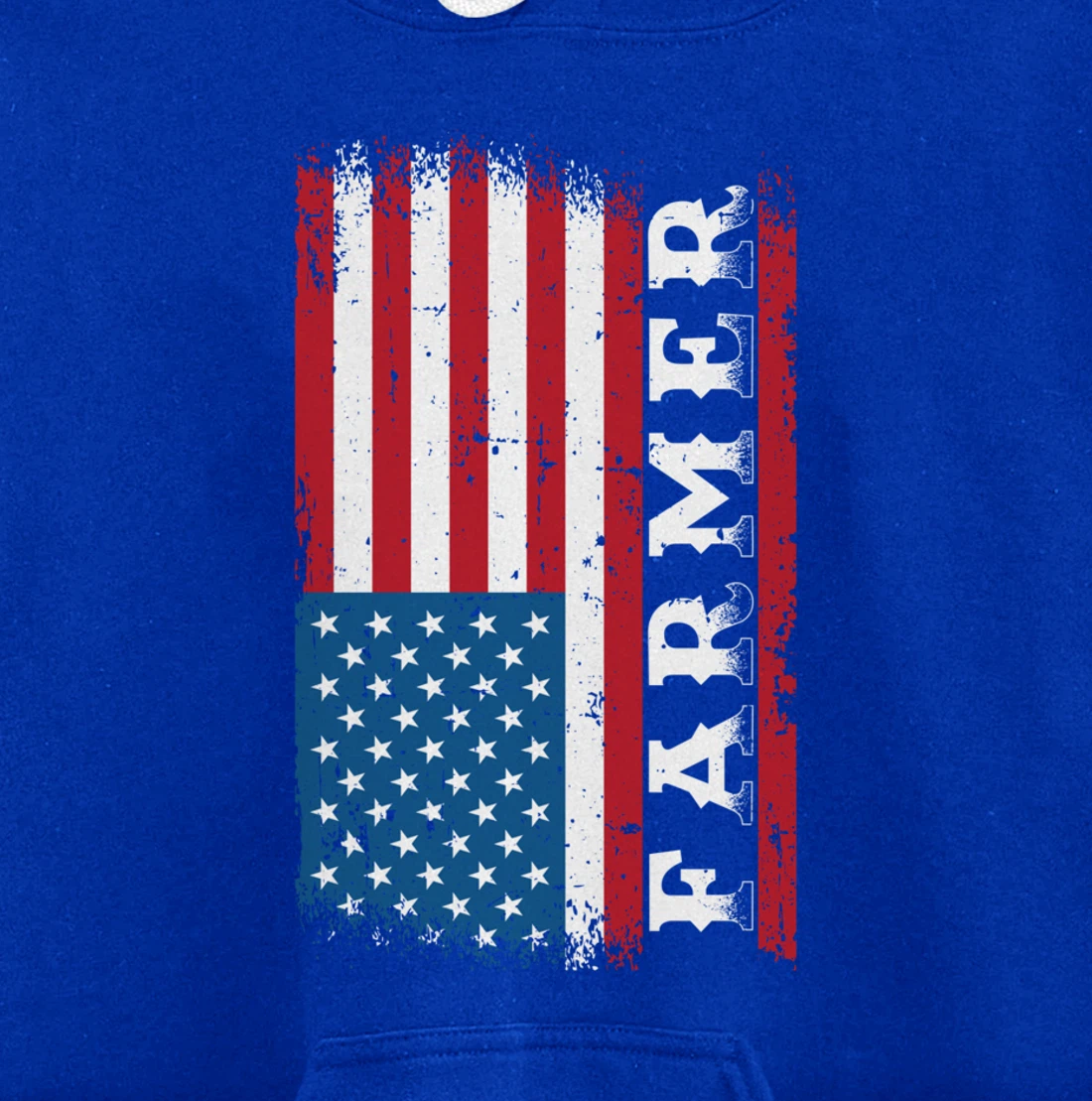 Patriotic Farm Lover American Flag Graphic Women Men Farmer Pullover Hoodie