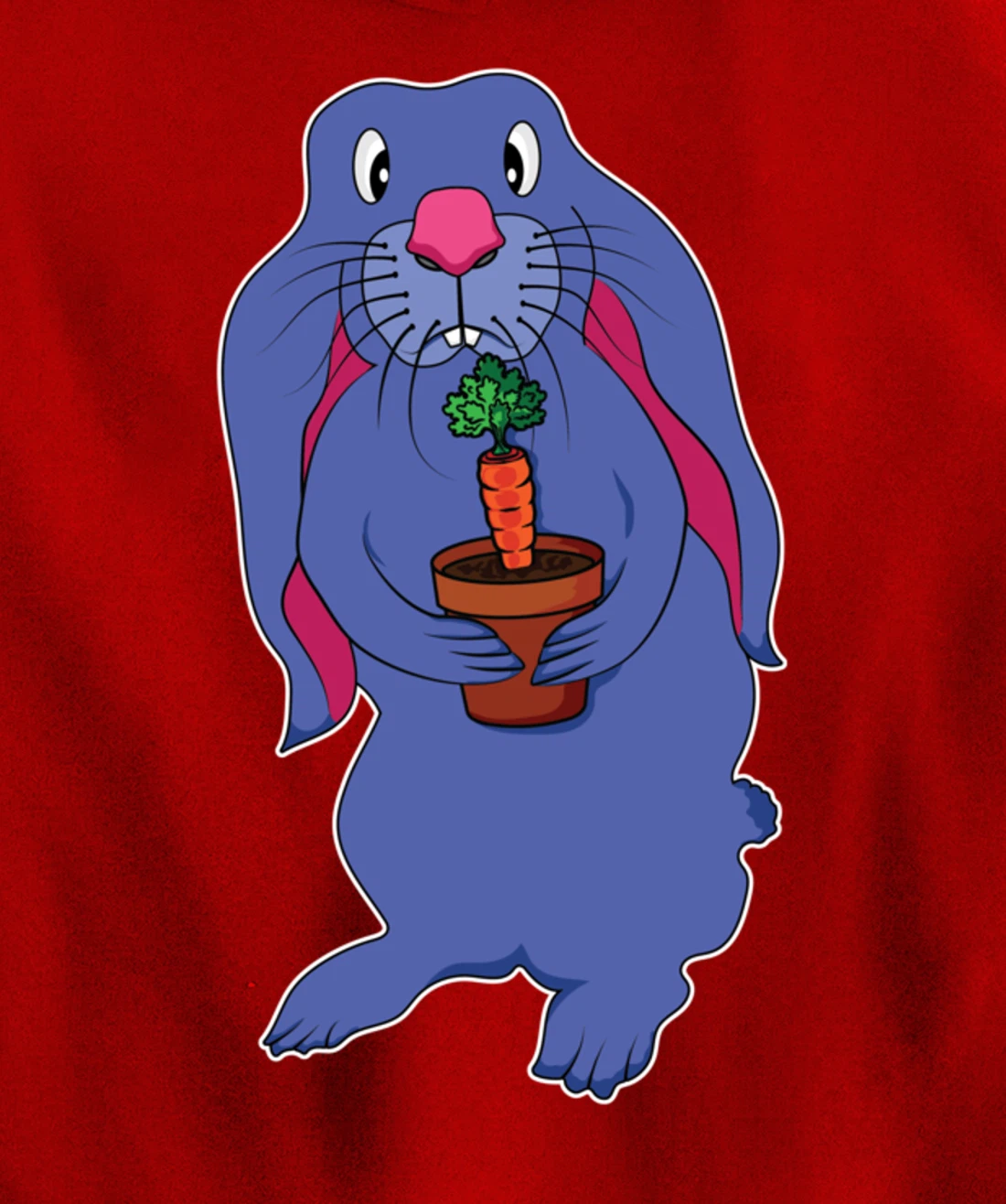 Cute and cuddly kawaii bunny Cute Kawaii bunny Pullover Hoodie