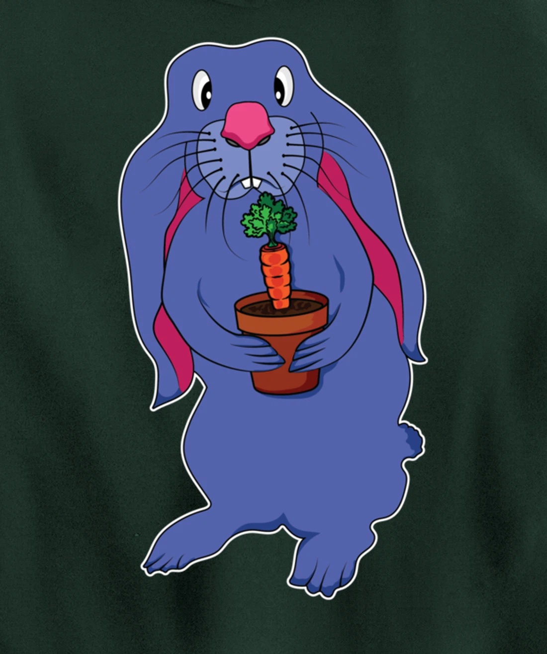 Cute and cuddly kawaii bunny Cute Kawaii bunny Pullover Hoodie