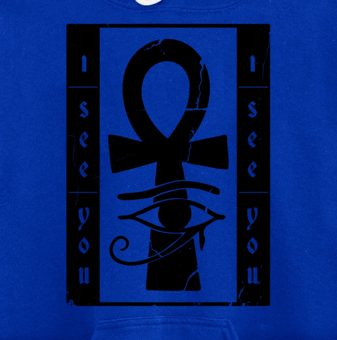 I See You Egyptian Symbol Pullover Hoodie