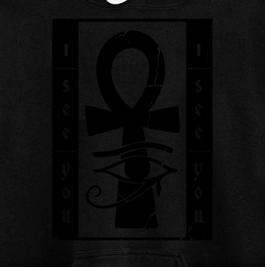 I See You Egyptian Symbol Pullover Hoodie