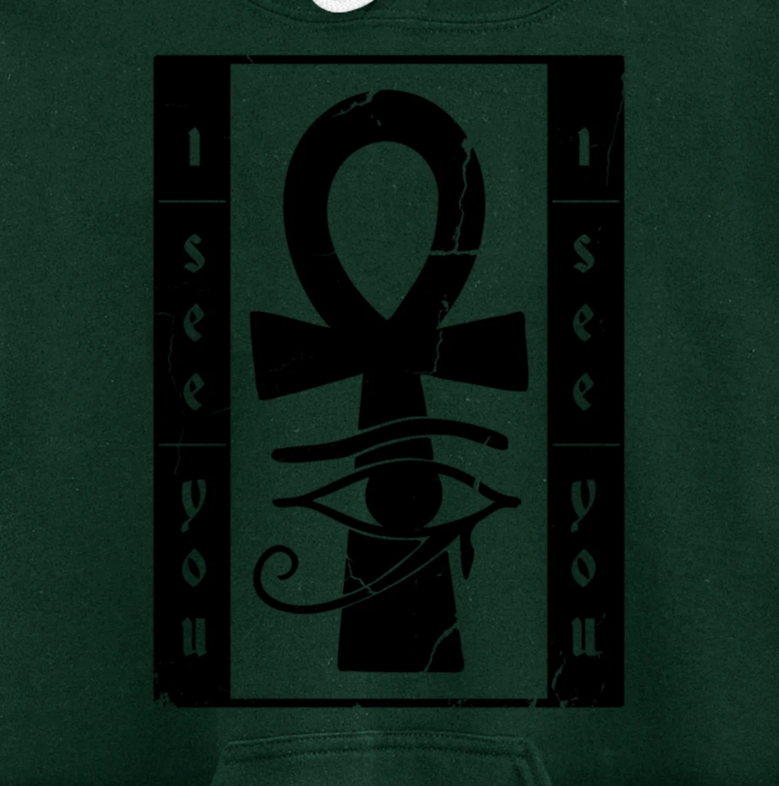 I See You Egyptian Symbol Pullover Hoodie