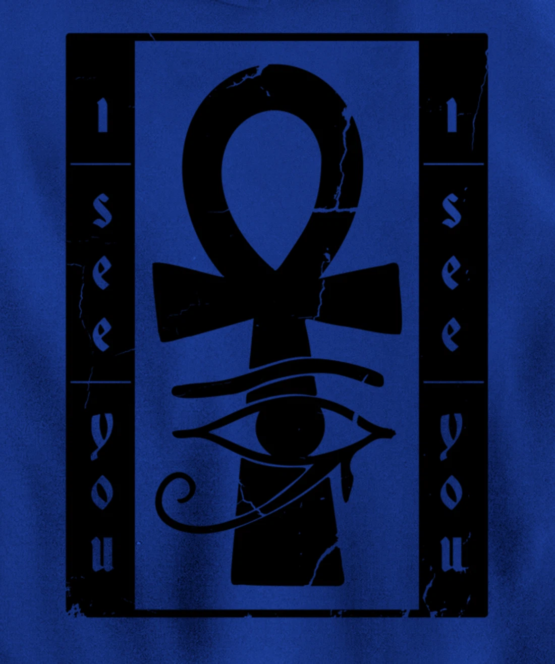 I See You Egyptian Symbol Pullover Hoodie